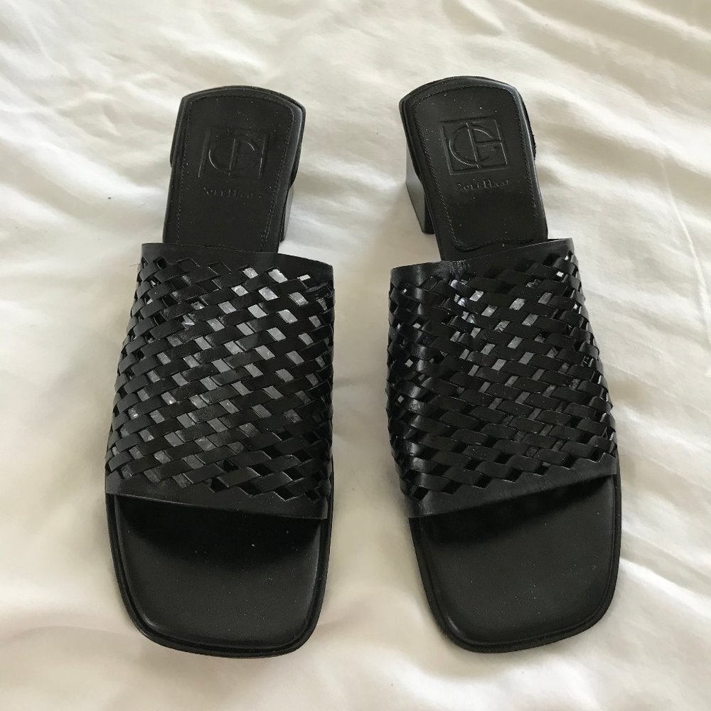 Cole Haan Black Leather Sandals Sz 8.5M
